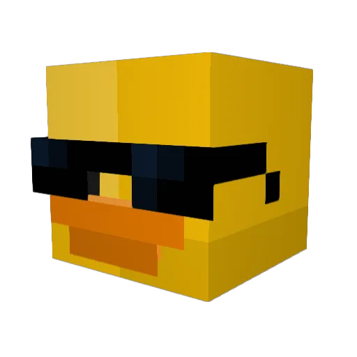BankTron Minecraft avatar head, 3D render