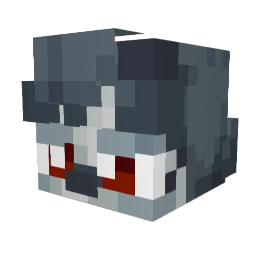 BankaKraski Minecraft avatar head, 3D render