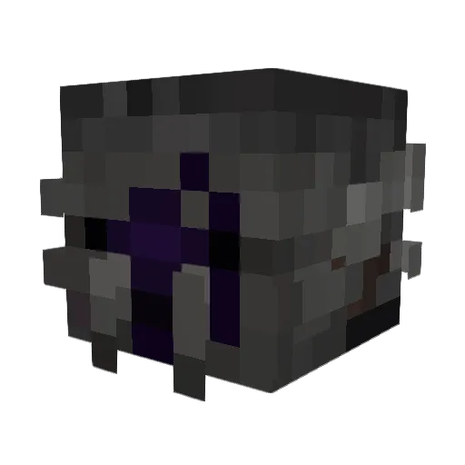 BankaiShark Minecraft avatar head, 3D render