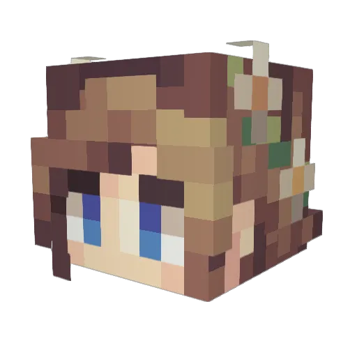 BanklinBoi Minecraft avatar head, 3D render