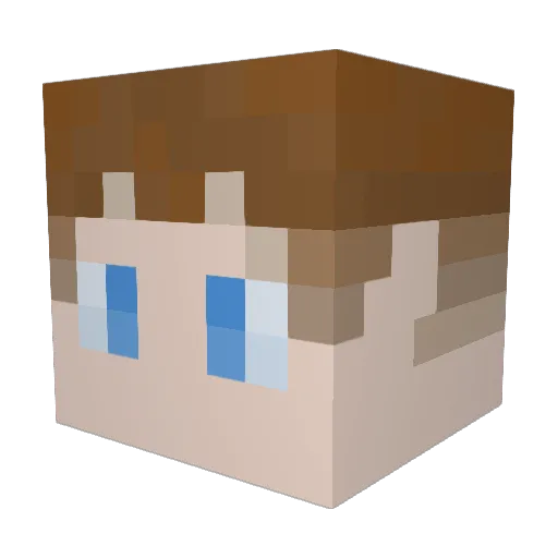 BanksAL Minecraft avatar head, 3D render