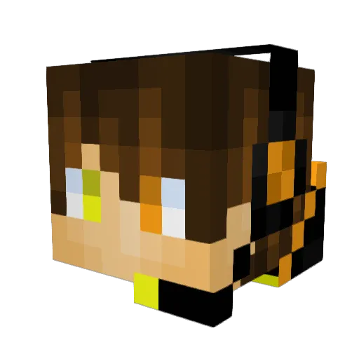Banks_Butcher Minecraft avatar head, 3D render