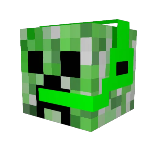 Banktonboy Minecraft avatar head, 3D render
