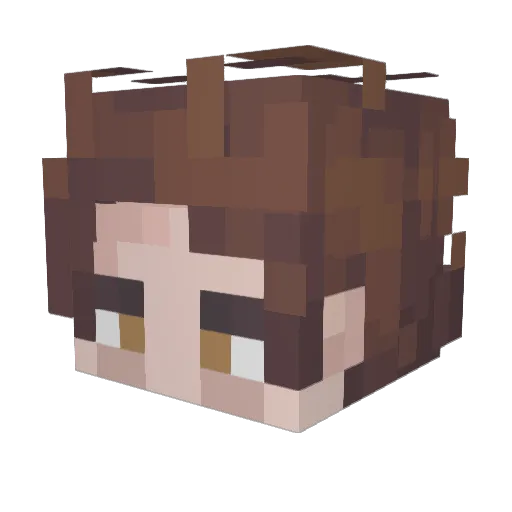 Bannable_YT Minecraft avatar head, 3D render