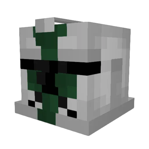Bannana3604 Minecraft avatar head, 3D render