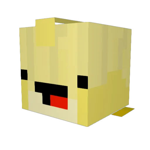 BannanaBoy_1819 Minecraft avatar head, 3D render