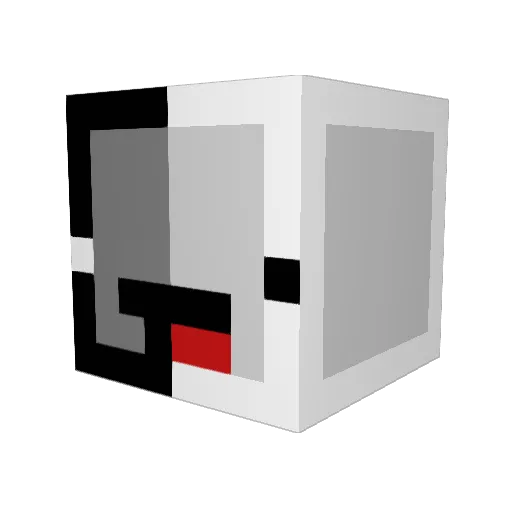 BannerLatte Minecraft avatar head, 3D render
