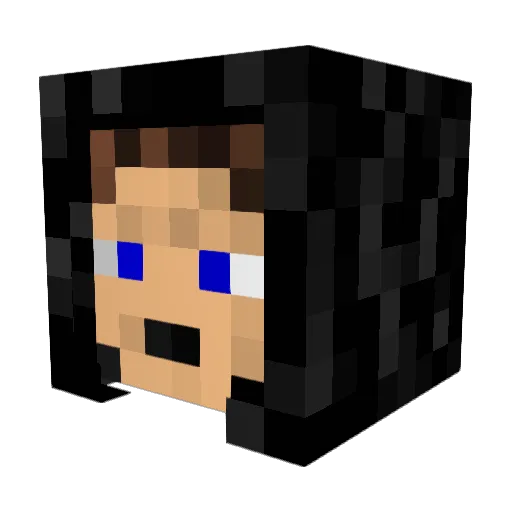 Bannister97 Minecraft avatar head, 3D render