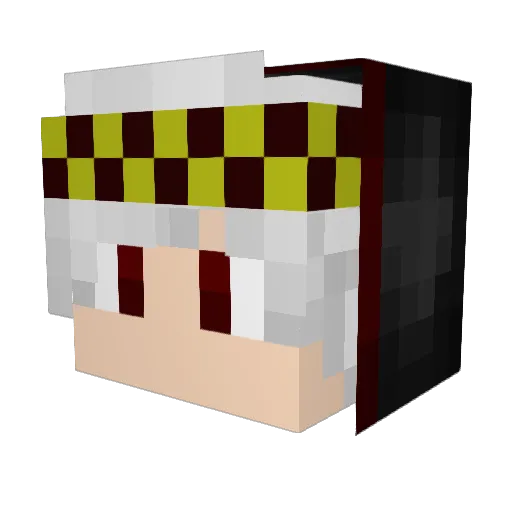 BannyDELAS Minecraft avatar head, 3D render