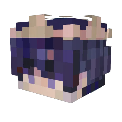 Bannyyz Minecraft avatar head, 3D render