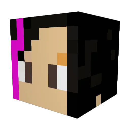 BanoffiBrown Minecraft avatar head, 3D render