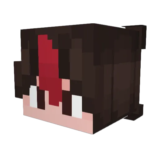 Banquito522 Minecraft avatar head, 3D render