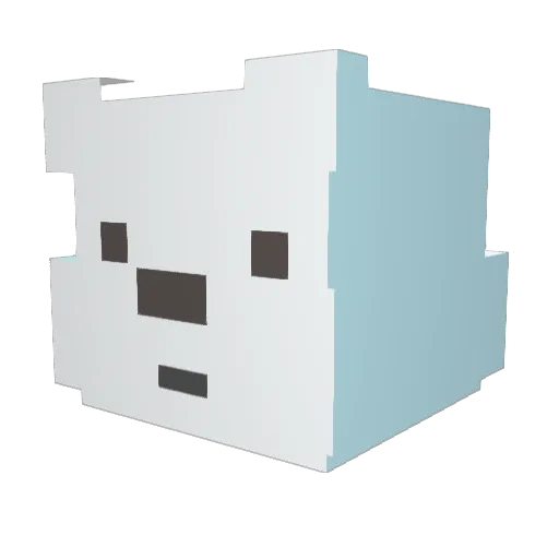 Banr0 Minecraft avatar head, 3D render