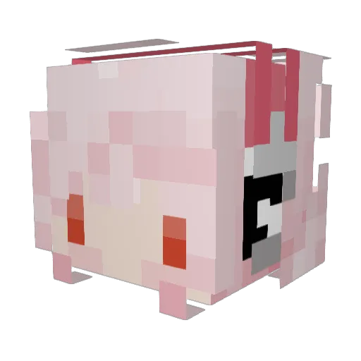 Banshee9434 Minecraft avatar head, 3D render