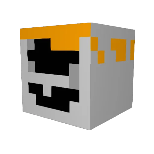 BansheeLevis Minecraft avatar head, 3D render