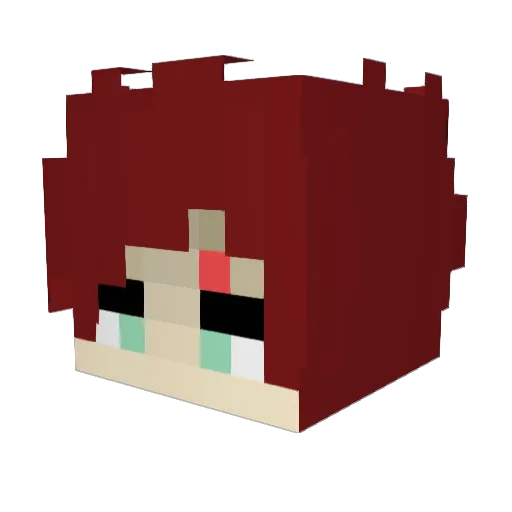 BantaFanta1 Minecraft avatar head, 3D render
