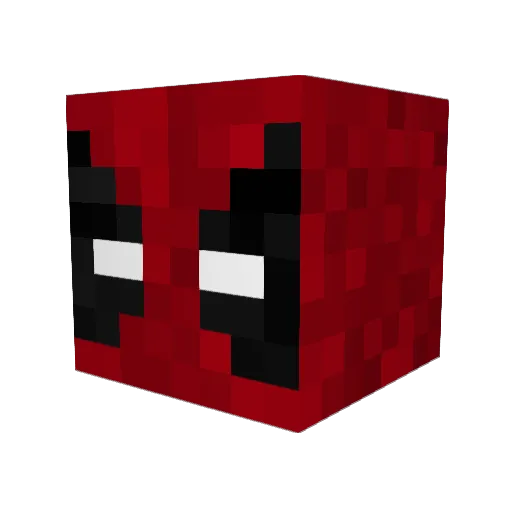 Bantam123 Minecraft avatar head, 3D render