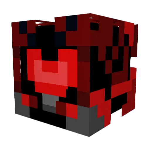 Bantarsha Minecraft avatar head, 3D render