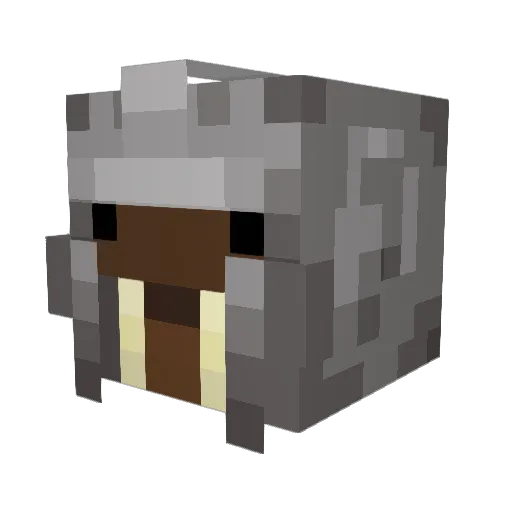 BanterWalrus Minecraft avatar head, 3D render
