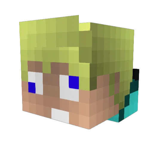 Banter_XIX Minecraft avatar head, 3D render