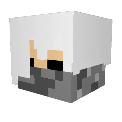 Banton2005 Minecraft avatar head, 3D render