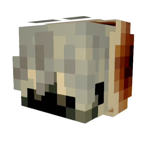 Banxyy Minecraft avatar head, 3D render