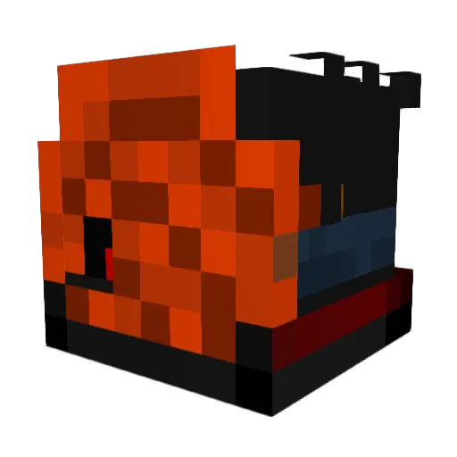 Banxz420 Minecraft avatar head, 3D render