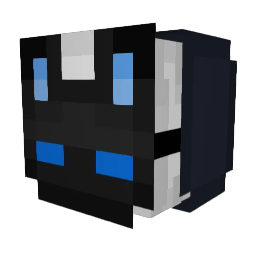 Banya0337 Minecraft avatar head, 3D render
