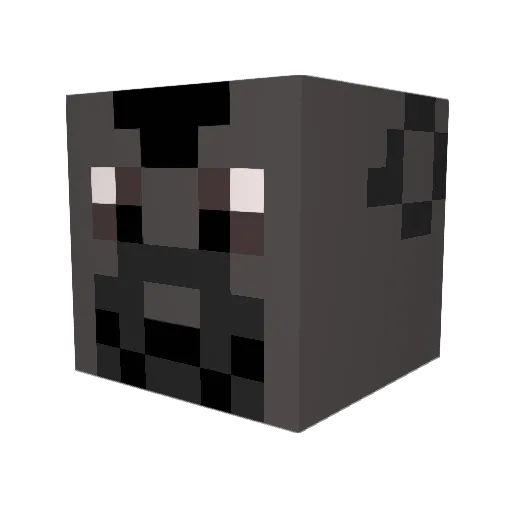 Banzai Minecraft avatar head, 3D render