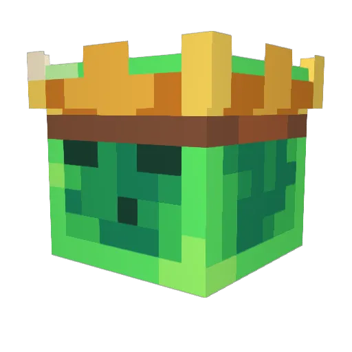 Bao78 Minecraft avatar head, 3D render