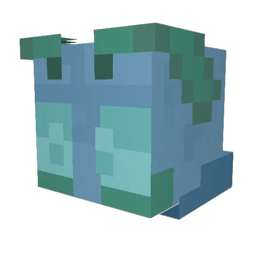 BaoBab009 Minecraft avatar head, 3D render