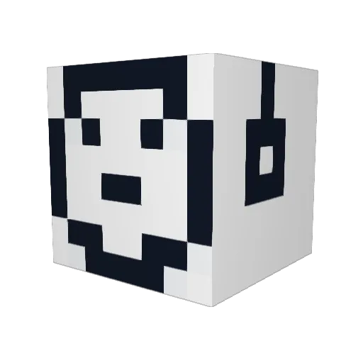 BaoFeng233 Minecraft avatar head, 3D render