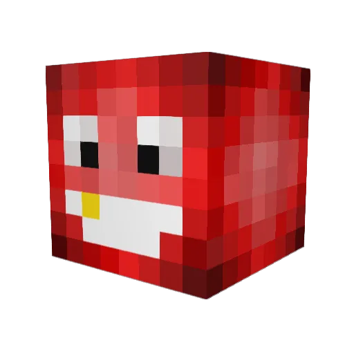 BaoTB Minecraft avatar head, 3D render