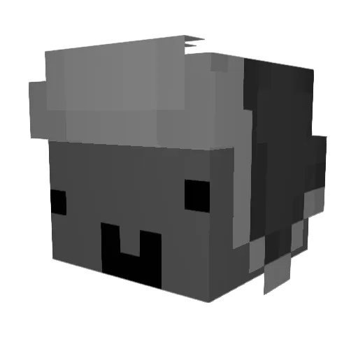 BapBang Minecraft avatar head, 3D render