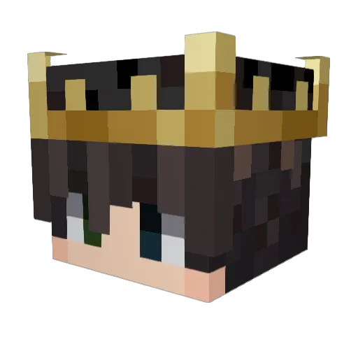 Bapa1953 Minecraft avatar head, 3D render
