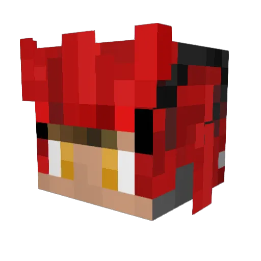 BapeGordon Minecraft avatar head, 3D render