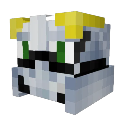 Bapev_Romando Minecraft avatar head, 3D render