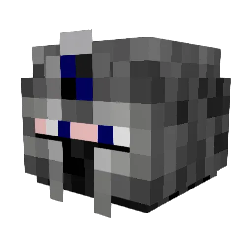 Baphometslayer Minecraft avatar head, 3D render