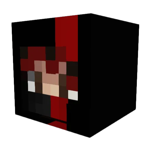 Baporate Minecraft avatar head, 3D render