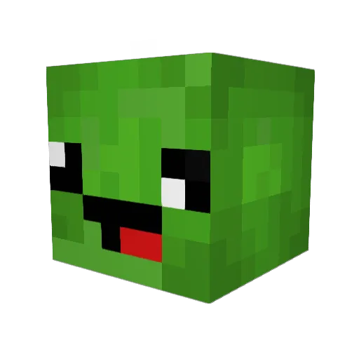 Bapplee Minecraft avatar head, 3D render