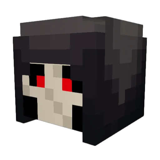 BappoBeard Minecraft avatar head, 3D render