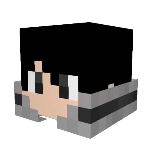 Bappo_Bappoed Minecraft avatar head, 3D render