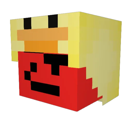 Bappo_I Minecraft avatar head, 3D render