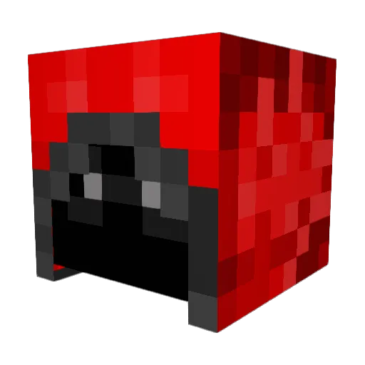 BaptizedInLean Minecraft avatar head, 3D render