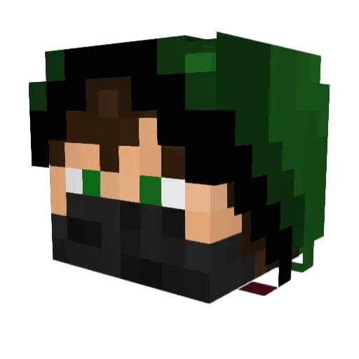 BarT779 Minecraft avatar head, 3D render