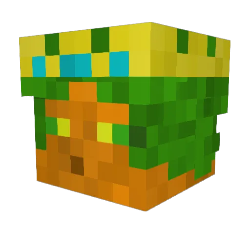 Barack981 Minecraft avatar head, 3D render