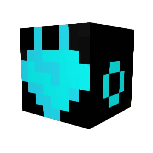 Barak129 Minecraft avatar head, 3D render