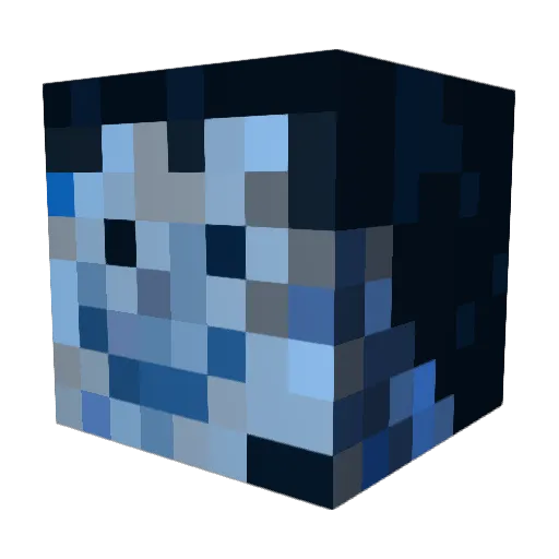 Baraka76 Minecraft avatar head, 3D render