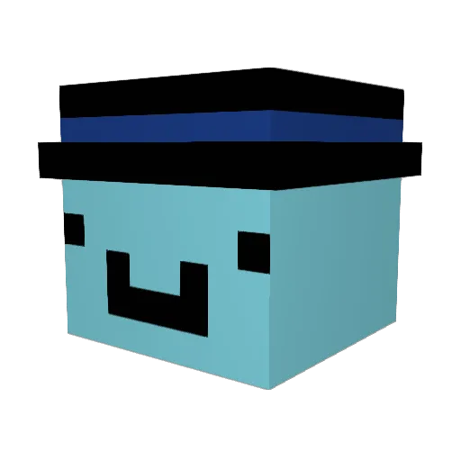 Baranga Minecraft avatar head, 3D render