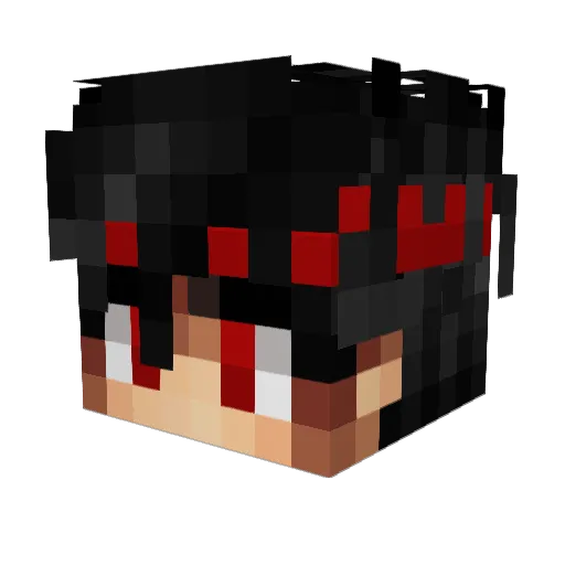 BarannUlug Minecraft avatar head, 3D render